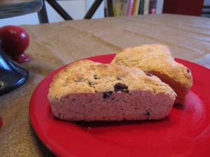 Cinnamon Raisin Scones