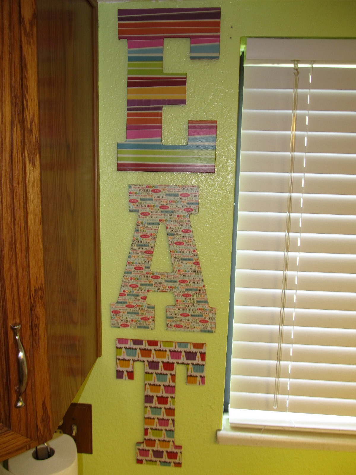Eat Wall Letters